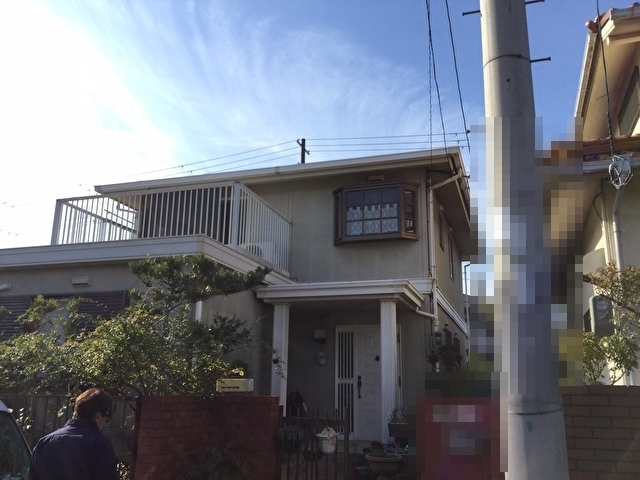 明石市でカバー工事を実施した戸建て