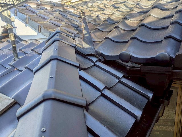 加古川市　棟部分の施工