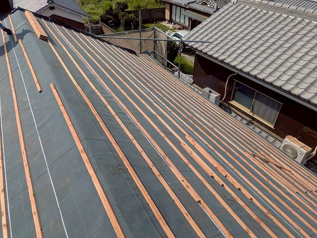 加古川市　垂木の設置