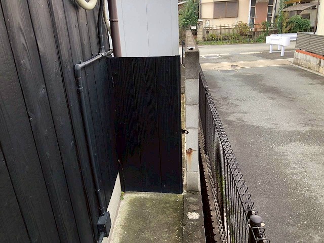 加古川市_門扉のビフォア画像