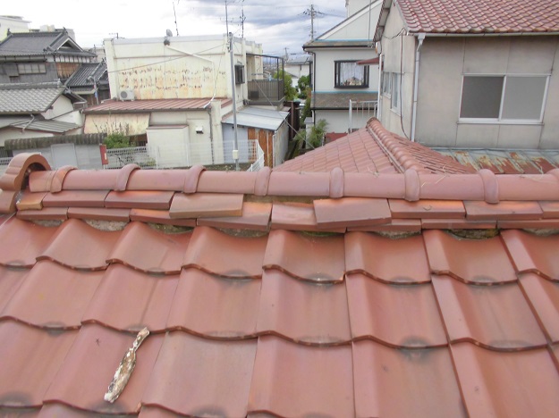 姫路市　既存棟　棟積み直し
