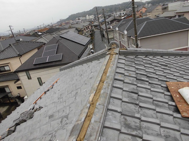 姫路市　熨斗瓦　積み直し