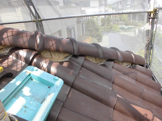 加古川市　漆喰　はつり