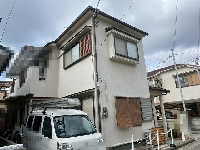 姫路市で塗装を実施する戸建て