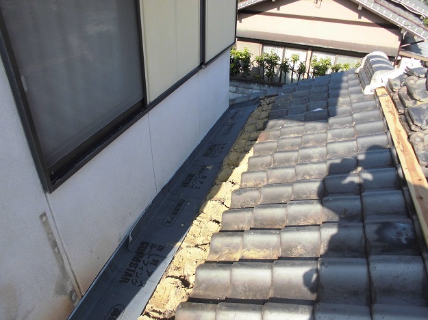 姫路市　箱谷板金　ゴムアスルーフィング敷設
