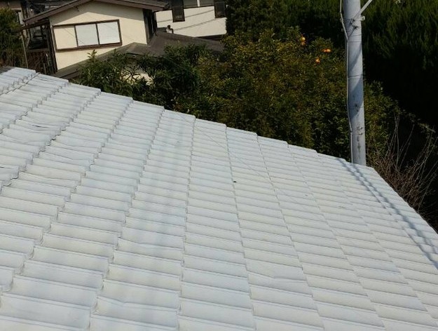 金属瓦全体の状態確認