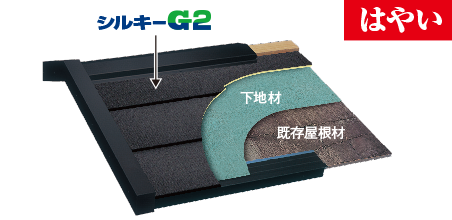 加古川市　カバー工法　シルキーG2