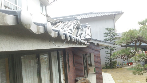 姫路市　軒樋　施工前