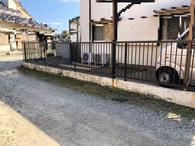 加古川市　新設フェンスの設置