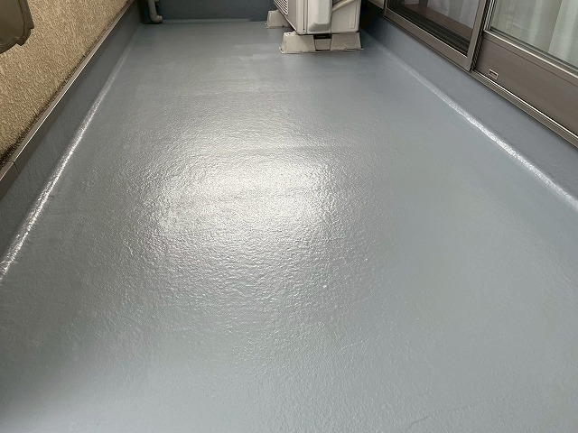 明石市　A様　ベランダ防水工事　応対や説明が丁寧とのお声をいただきました