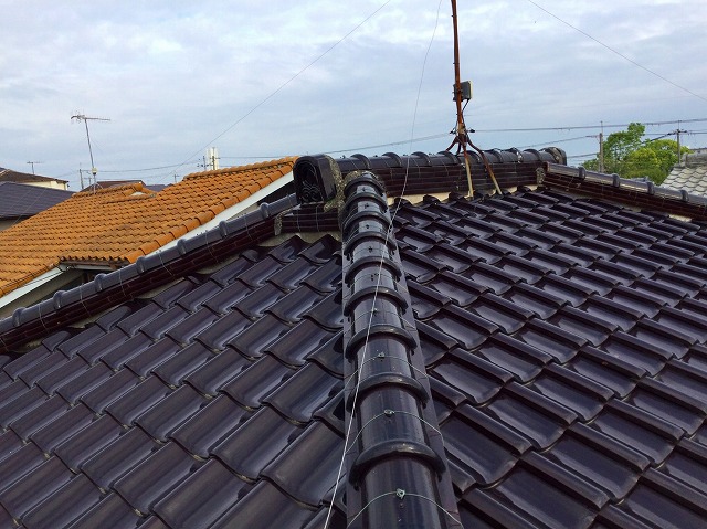 棟瓦周辺の劣化状況