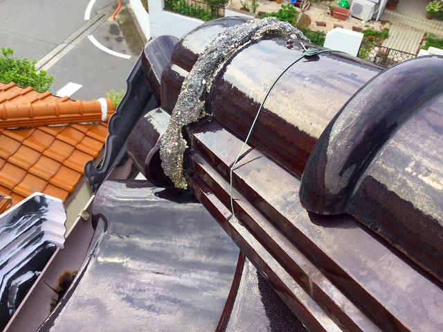 片面棟の側部の劣化