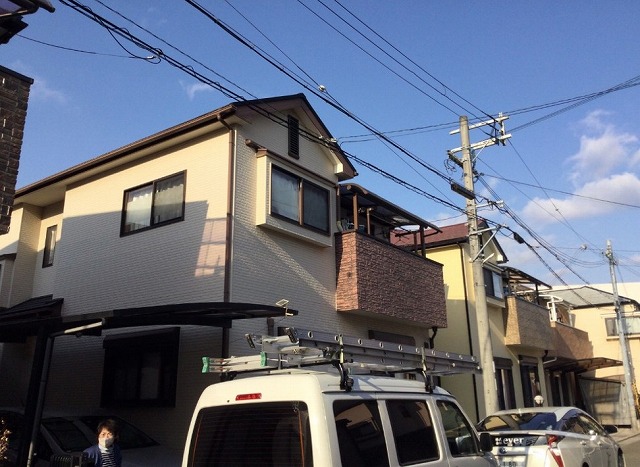高砂市の調査現場外観