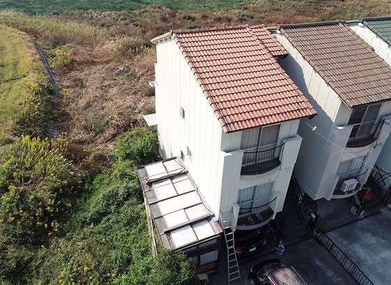 高砂市　ドローンで見た住宅全景