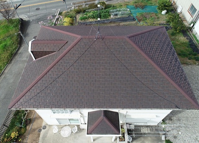 高砂市　屋根カバー　カラーベスト(アーバニー)　施工前