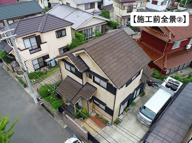 神戸市西区にて屋根の劣化に伴い屋根葺き替え工事を行う予定の戸建て住宅