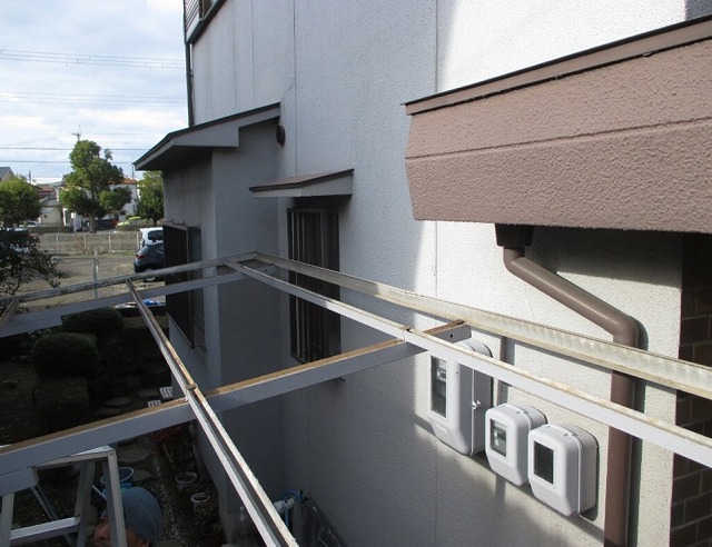 加古川市　清掃後のフレーム