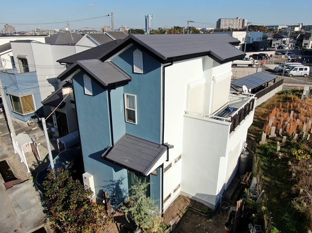高砂市　施工後の建物全景