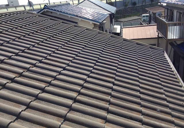 姫路市　セキスイかわらＣＩＴＹ(シティ)の屋根面