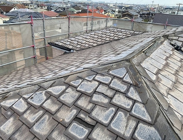 高砂市　既存棟撤去後の屋根