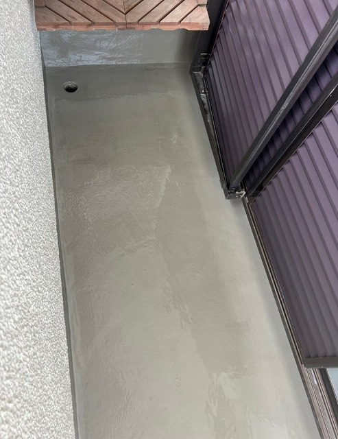 高砂市　二度塗り後の全景