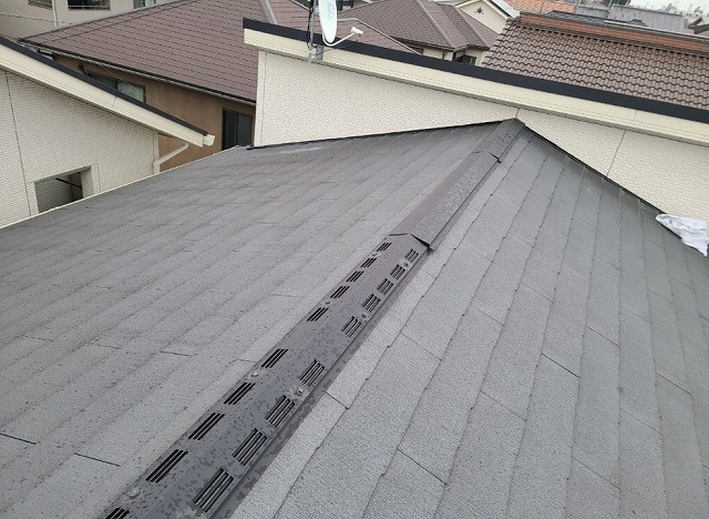 姫路市　棟板金の通り確認