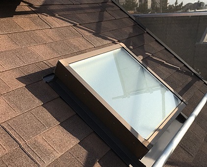 高砂市　天窓まわりの屋根仕上げ