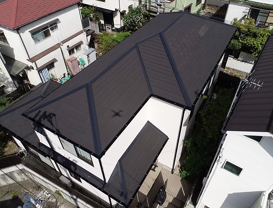 高砂市　施工後の屋根全景