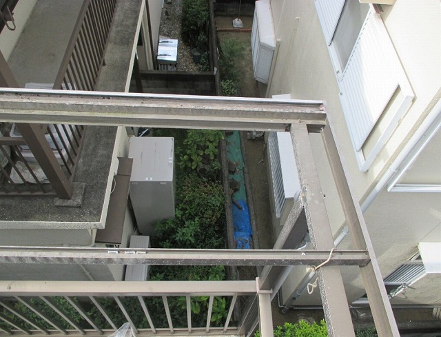 加古川市　下地フレームの状態