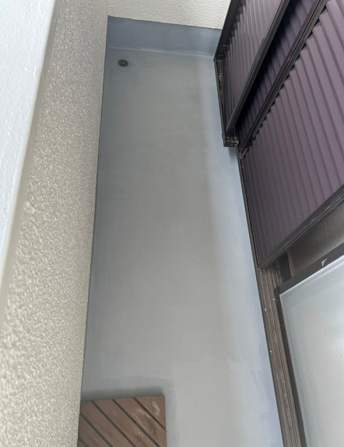 高砂市　施工後のベランダ全景