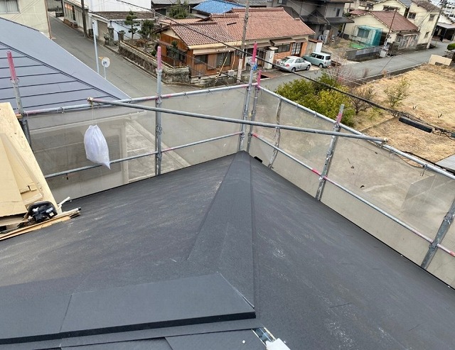 高砂市　隅棟板金の完成