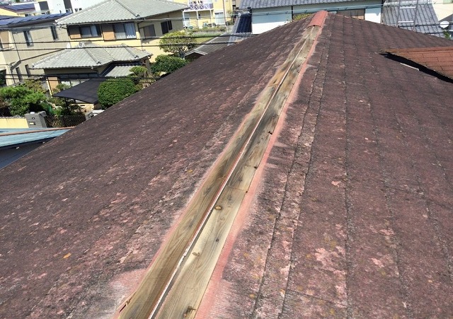 姫路市　棟全体の飛散状況