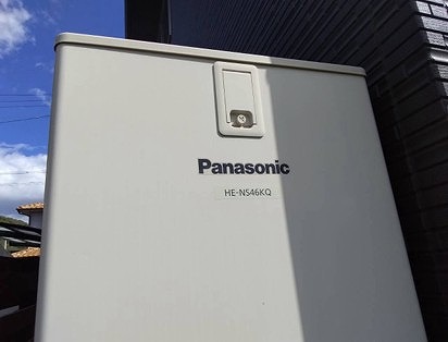 高砂市　給湯器正面の外観