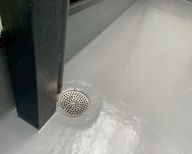 高砂市　排水口まわりの完成状況