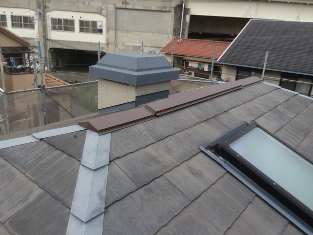加古川市　棟板金工事　完成