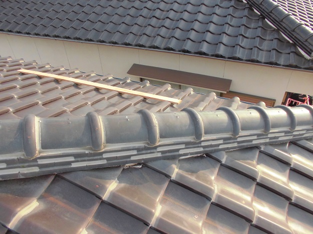 明石市　隅棟　経年劣化　